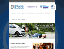Tablet Screenshot of eboracumtraining.com